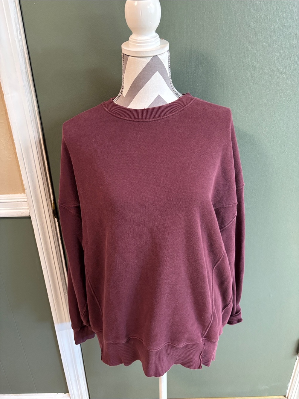 aerie Women's Crewneck Sweatshirt - Plum